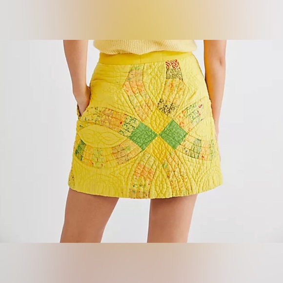 Free People Quilt Skirt NWT (Small) - Picture 3 of 7